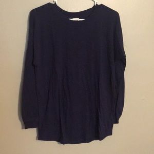 5 for $25** PINK navy blue long sleeve